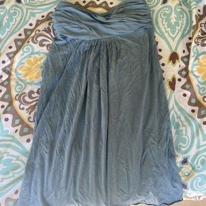 Banana Republic Strapless Light Blue Dress